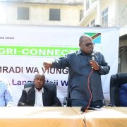 Supporting horticulture producers with water conservation units under Viungo project in Zanzibar.