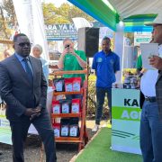 Chief Secretary, Hon. Dr. Moses Kusiluka, at our AGRI-CONNECT Booth in NaneNane – Mbeya